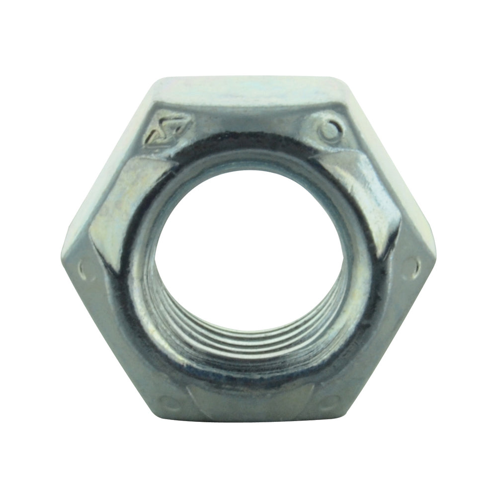 1/2-13 Coarse Zinc and Wax Cr+3 Grade C Prevailing Torque Top Lock Nut