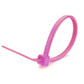 1/8 Inch x 7 Inch 50 lb Fluorescent Pink Wire Tie