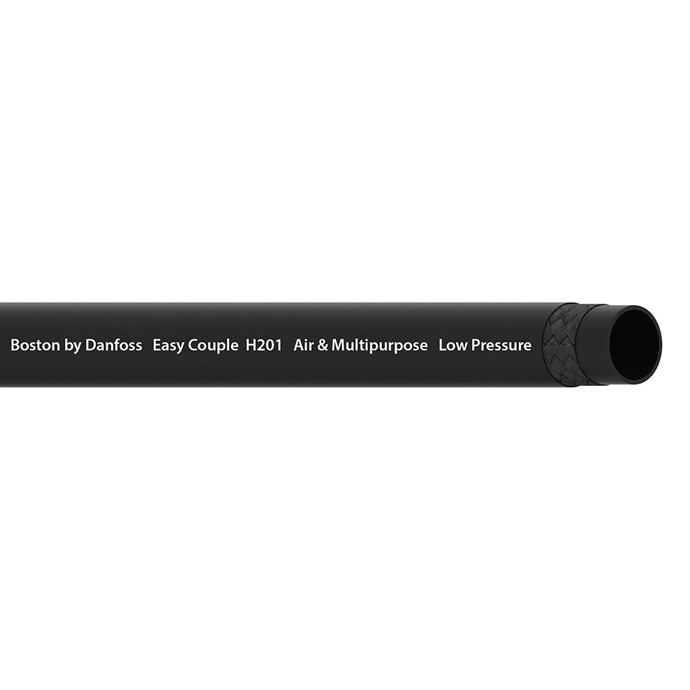3/8 Inch Id x 21/32 Inch Od Black Neoprene Easy Couple Air and Multi-Purpose Hose - Sold Per Foot