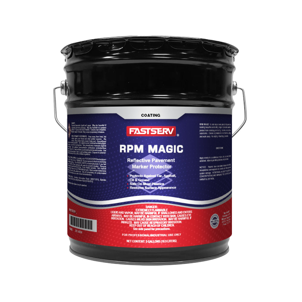 Fastserv Rpm Magic Reflective Pavement Marker Protector - 5 Gal