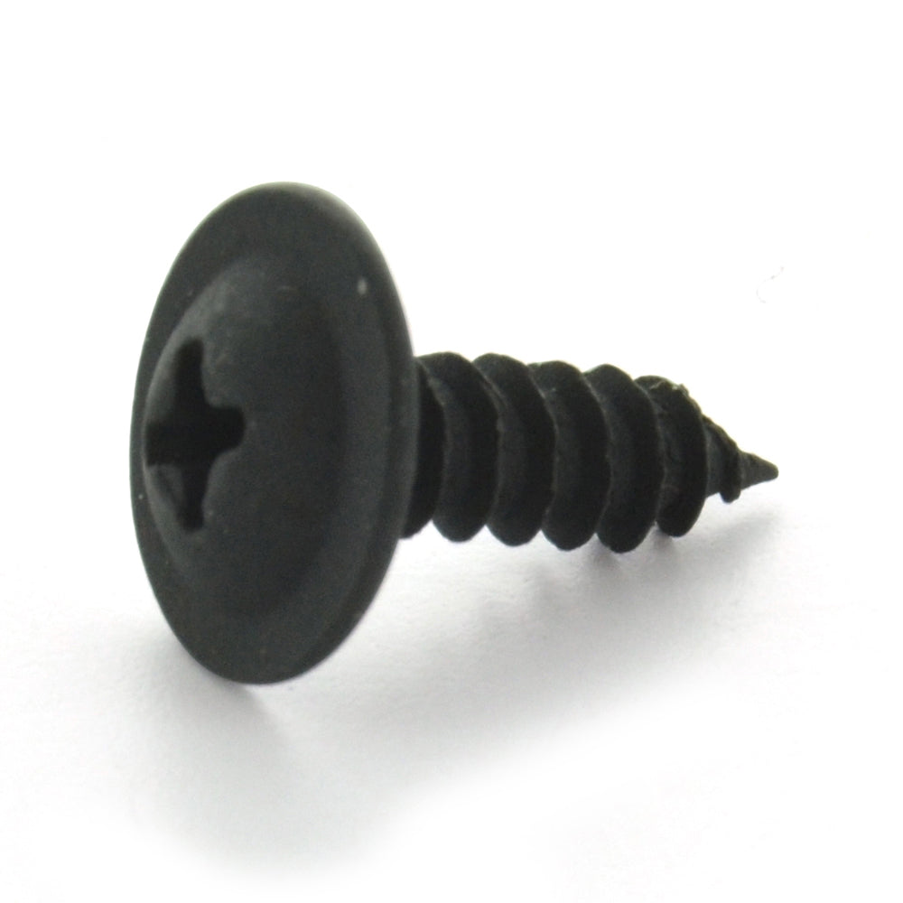 #10 x 3/4 Inch Black Oxide Alloy Steel Round Head Type-Ab Self-Tapping Sheet Metal Screw
