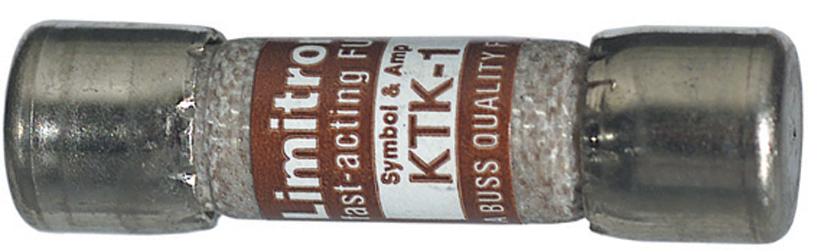 12 Amp KTK Type 13/32 Inch X 1-1/2 Inch 600 Vac Fast Acting Supplementary Industrial Fuse