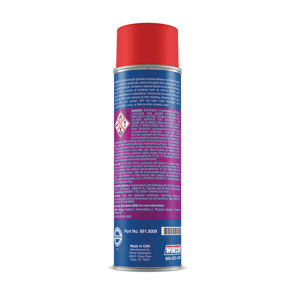 Winzer D-Solv General Purpose Adhesive Remover - 17 Oz Net Wt. - Aerosol