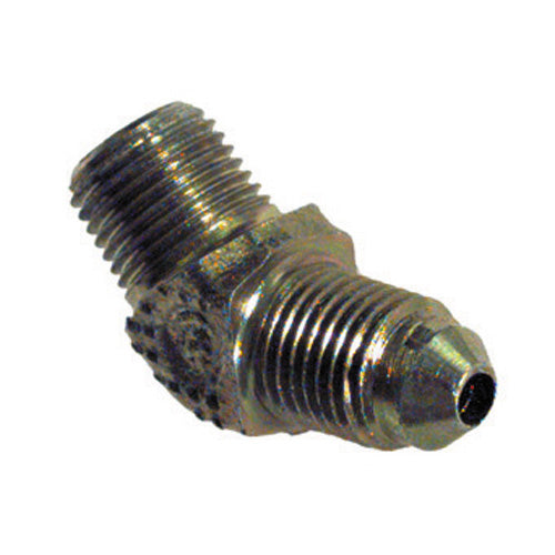 1 Inch x 1 Inch 10000 psi Zinc Plated Yellow Dichromate Carbon Steel Male Pipe To Male Jic 45 Degree Jic 37 Degree Adapter
