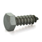1/2-6 x 3 Inch Plain 18-8 (A2) Stainless Steel Hex Head Lag Screw