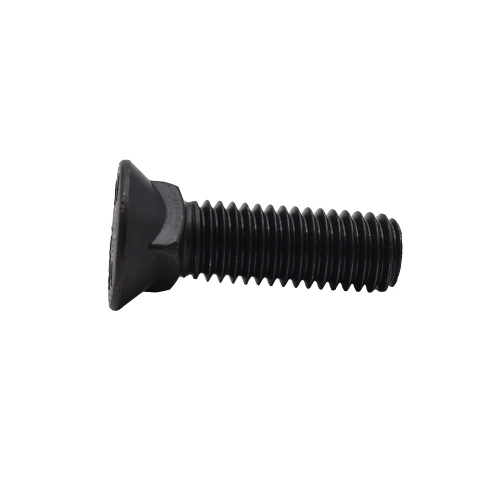 1/2-13 x 2 Inch Coarse Plain Grade 8 Flat Head Plow Bolt