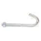 1/2-13 x 6 Inch Coarse Zinc Plated Steel J-Bolt With Hex Nut