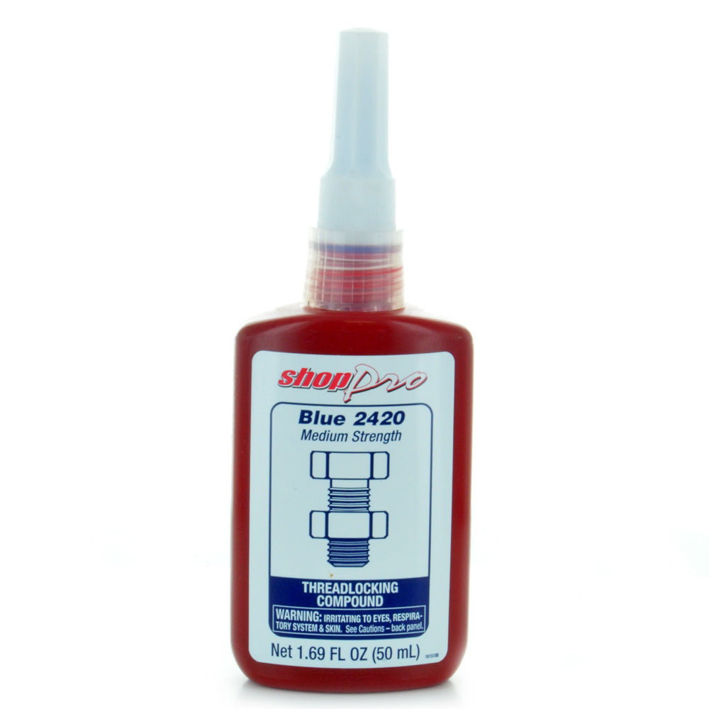 ShopPro BTL2420 Medium Strength Blue Threadlocker - 50ML