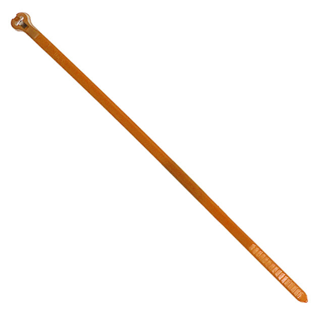 3-5/8 Inch 18 Lb Thomas and Betts Ty-Rap Colored Nylon 6/6 Cable Tie Orange