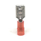 22-18 Gauge Nylon Insulated Male / Female Piggy-Back Terminal Red 1/4 Inch