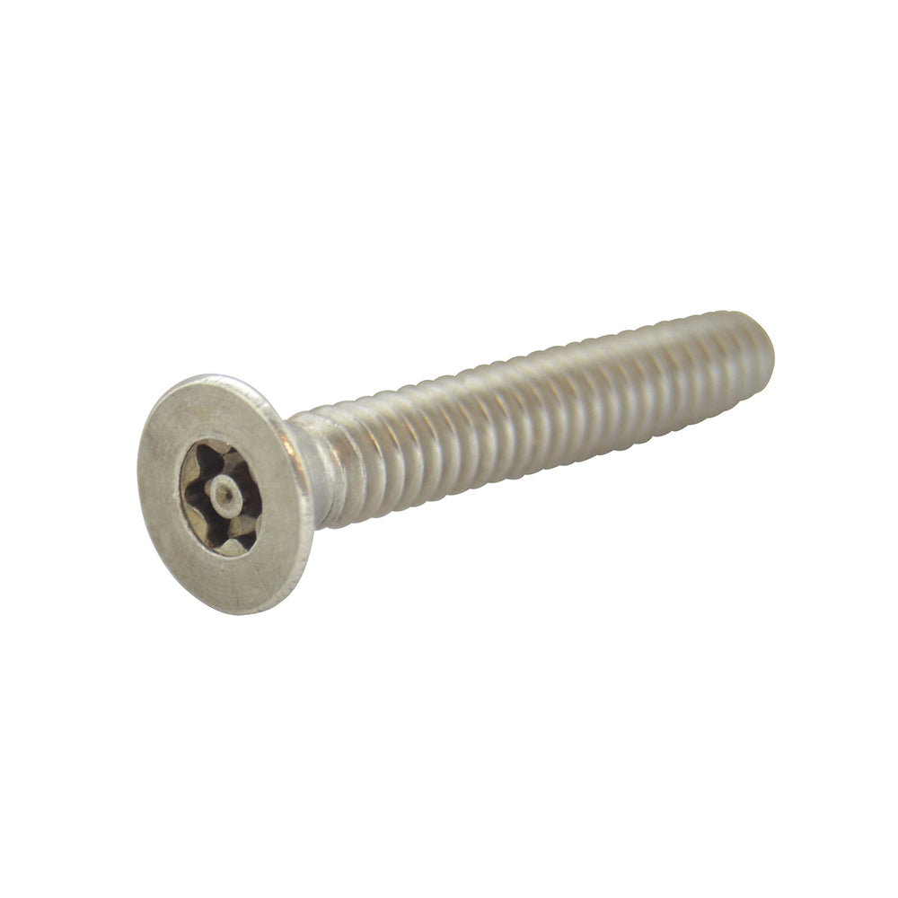 #10-24 x 11/4 Inch Stainless Steel Torx Pin Flat Head Resistant Machine Screw