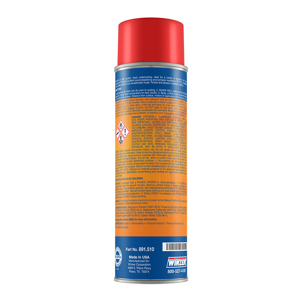 Winzer MP 510 Rubberized Undercoating - 16 Oz Net Wt. - Aerosol