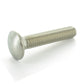 3/8-16 x 4 Inch Coarse Plain 18-8 Stainless Steel Round Head Carriage Bolt