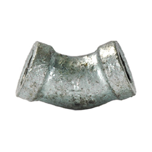 1-1/2 Inch Sch 40 Fnpt Galvanized Malleable Iron 45 Degree Elbow