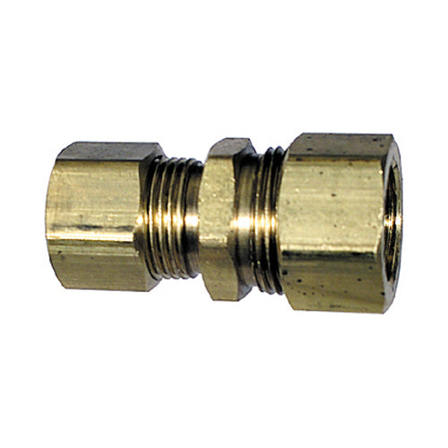 5/16 Inch x 1/4 Inch Brass Compression Tube Reducing Union