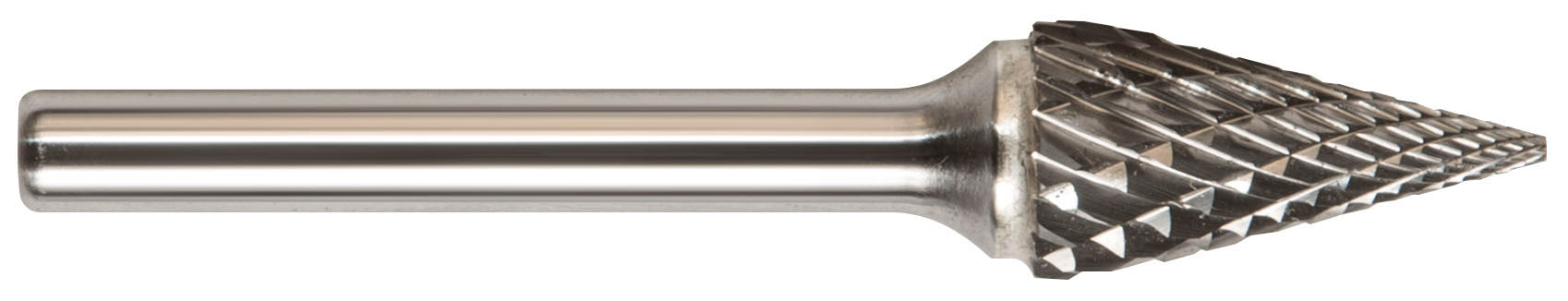 1/4 Inch Pointed Cone 1/8 Inch Shank Sm-51 Carbide Bur