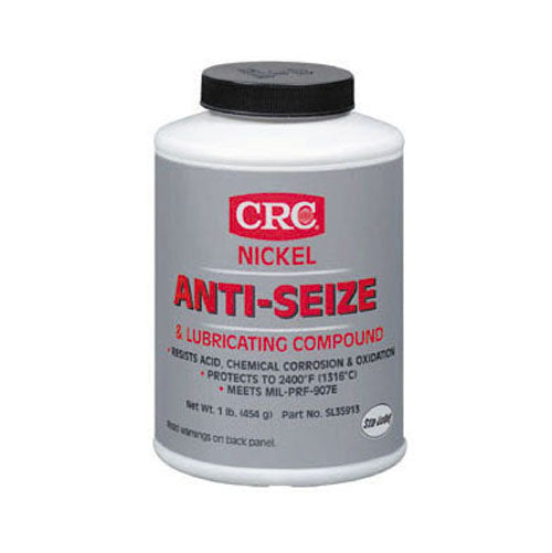 CRC Nickel Anti-Seize and Lubricant Brush-Top - Net Contents 16 oz