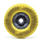 4-1/2 Inch X 5/8-11 Scotch-Brite™ Bristle Disc Grade 80 Ceramic Abrasive Grain Yellow