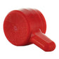 Black "L"  Shaped Thumb Screw Knob - 1/4 Inch (11/16 Inch Diameter)
