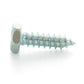 M4.8 x 1.6 x 25 mm Zinc Plated Alloy Steel Hex Head Self-Tapping Sheet Metal Screw