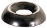 #6 Countersunk Finishing Washer Plated Brass