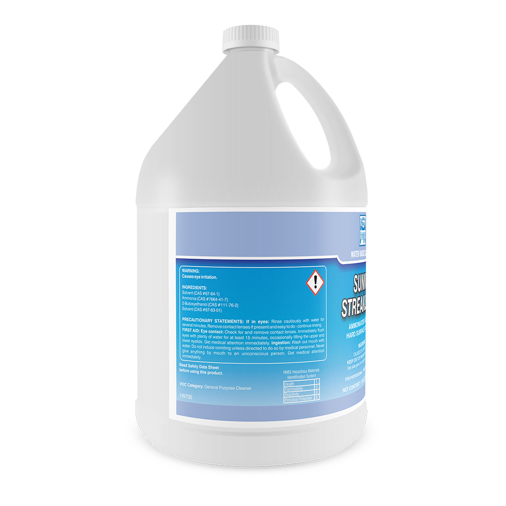 ISI-Poly Sunny Streakless Hard Surface and Glass Cleaner - 1 Gallon