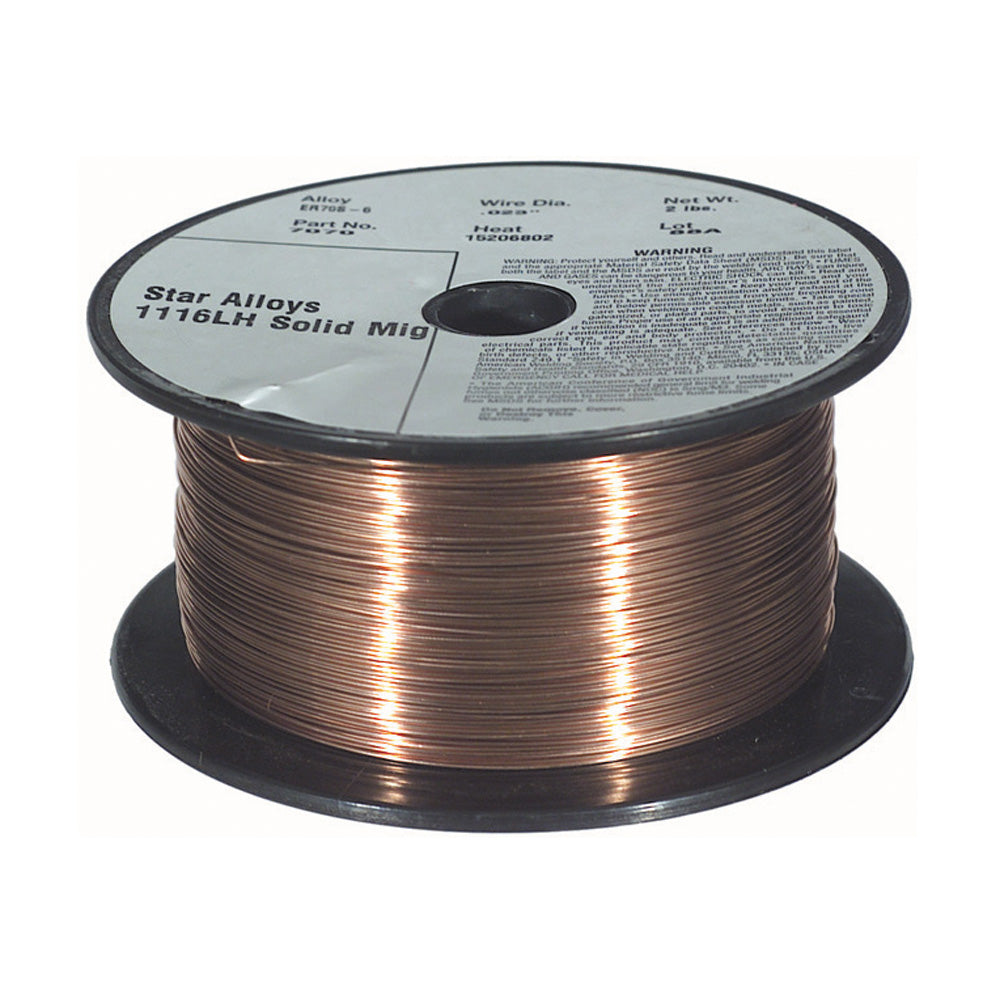 Star Alloys 0.35 Inch 1116Lh Low Hydrogen Solid Mig Wire - 11 Lb