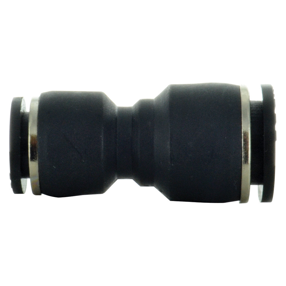 1/2 Inch x 3/8 Inch Plastic Unequal Straight Union Compression Fitting