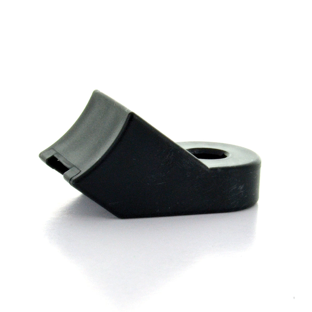 .327 Wire Tie Heavy-Duty Screw Mount - UV Black Nylon