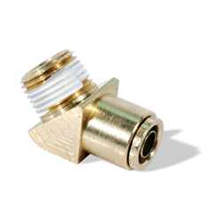 1/2 Tube X 1/2 Inch Brass 45 Degree Male Elbow Push On Air Brake Connector