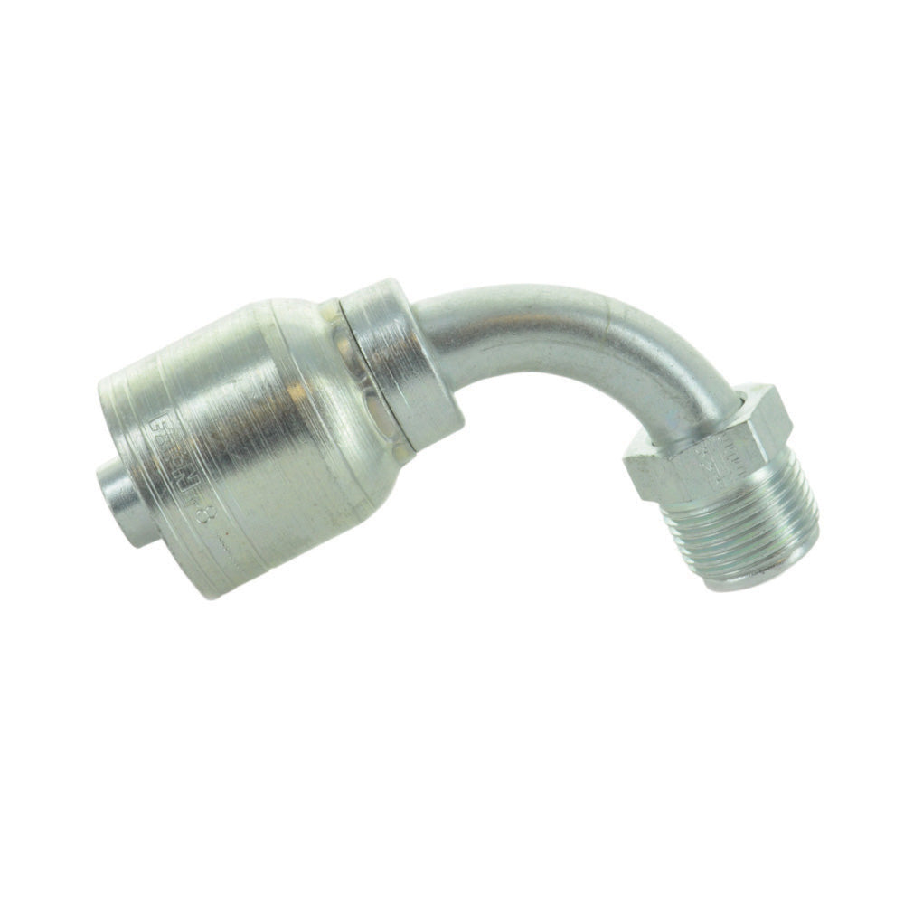 3/8 Inch x 1/2-20 Inverted Male Swivel 90 Degree Elbow Z Series Weatherhead Fitting