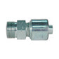 3/4 Inch x 5/8 Inch Male Flat-Face O-Ring Tuffcoat Lead Free MegaCrimp Coupling