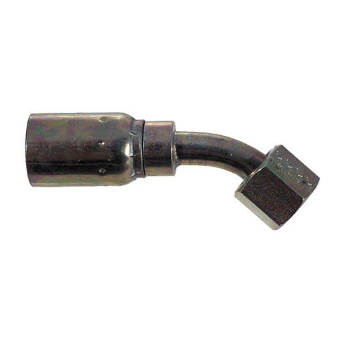 Female Flat Face O-Ring (FFOR) 45 Elbow Swivel 3/4 Inch Hose X 3/4 Inch Tube
