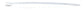 14-1/2 Inch Economy Self Locking Wire Tie 6/6 Nylon White Pack of 100