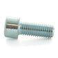 M5 x 0.8 x 40 mm Coarse Clear Zinc Alloy Steel Socket Cap Screw