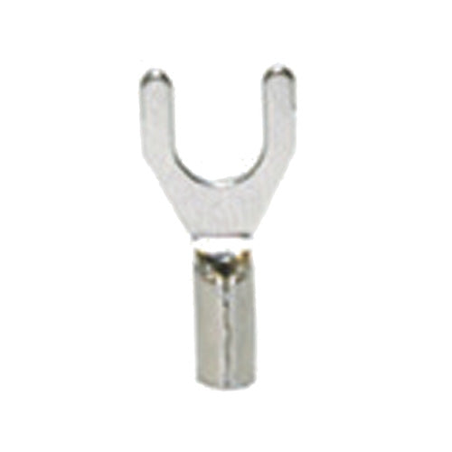 16-14 Gauge Uninsulated High Temperature Fork Spade Terminal #10 Stud