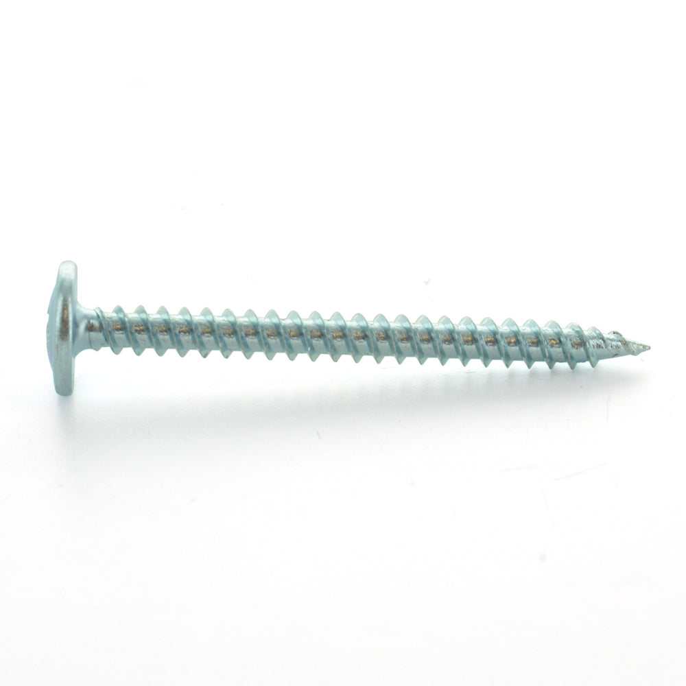 #8 x 1-5/8 Inch Needle Point #2 Phillips Drive K-Lath/Modified Truss Head Zinc Plated Steel Self-Piercing Drywall Screw
