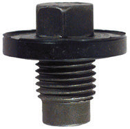 M14 x 1.5 x 13 mm Black Steel Oil Drain Plug