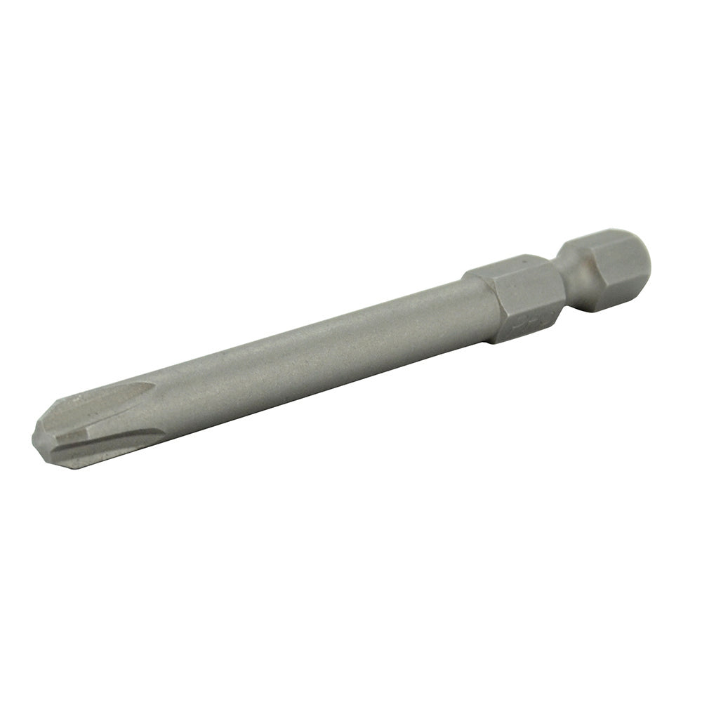 Phillips® Drive 1/4 Inch Hex Shank #3 Tip 2-3/4 Inch Length Steel Power Bit