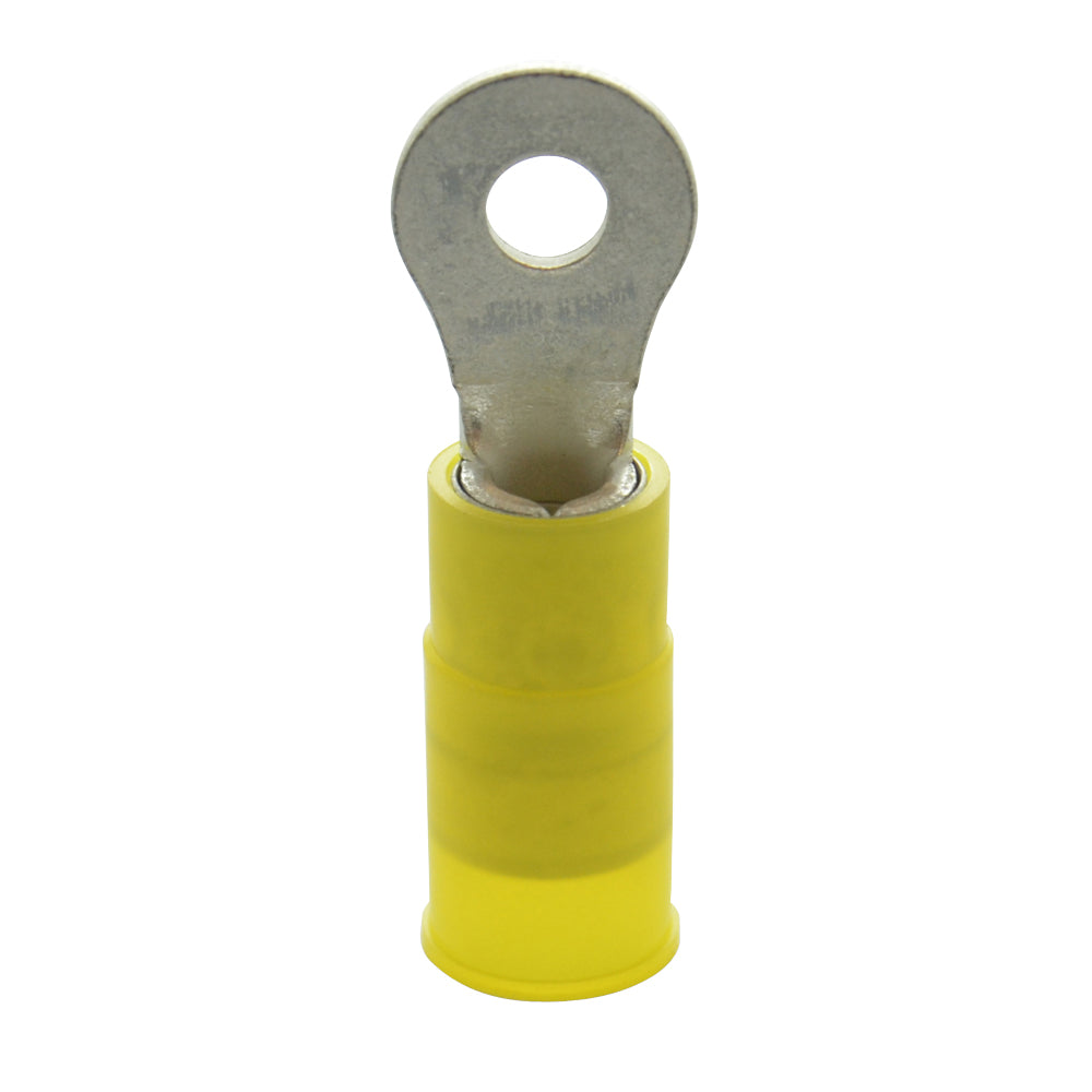 Ring Terminal Insulated Grip Yellow #6 - Clearance