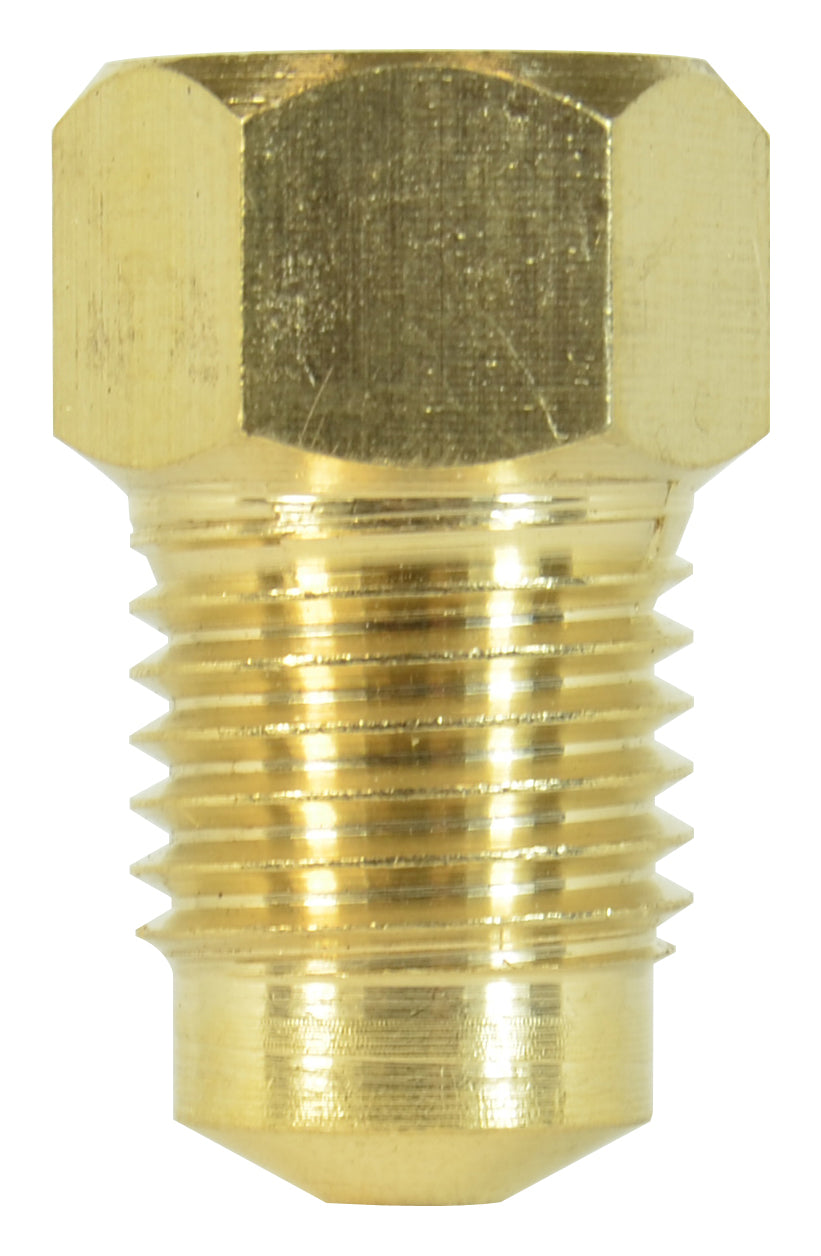 3/8-24 x M13 x 1.5 Female Inverted Flare x Male Bubble Flare Steel Brake Line Adapter