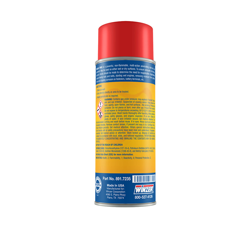 Winzer Break-Thru Non-Flammable Penetrant - 16 Oz Net Wt. - Aerosol