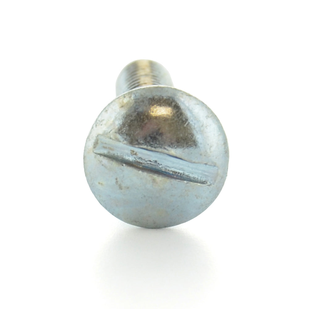 1/4-20 x 1 Inch Coarse Zinc Plated Steel Slotted Drive Truss Head Machine Screw