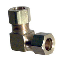 5/16 Inch Brass 90 Degree Compression Tube Union Elbow