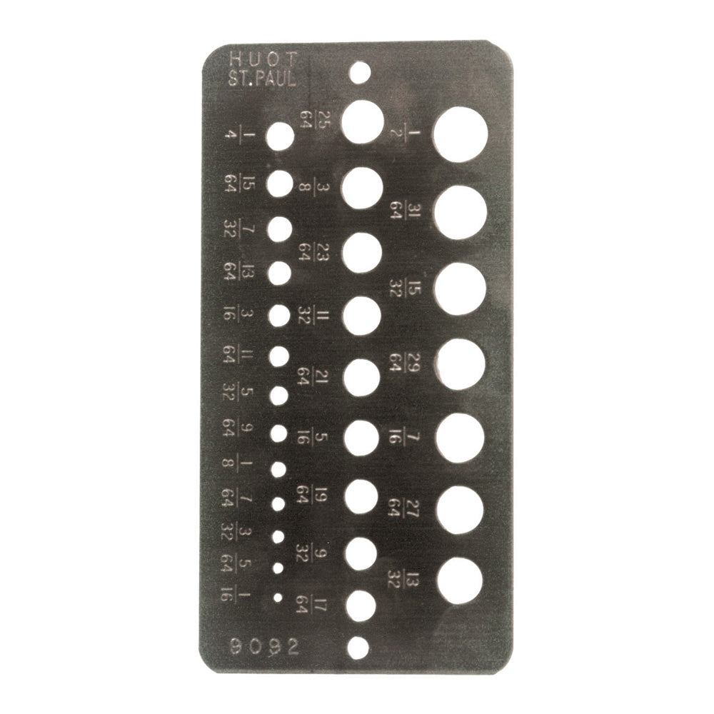 3 Inch  x  6 Inch Drill Gauge Steel