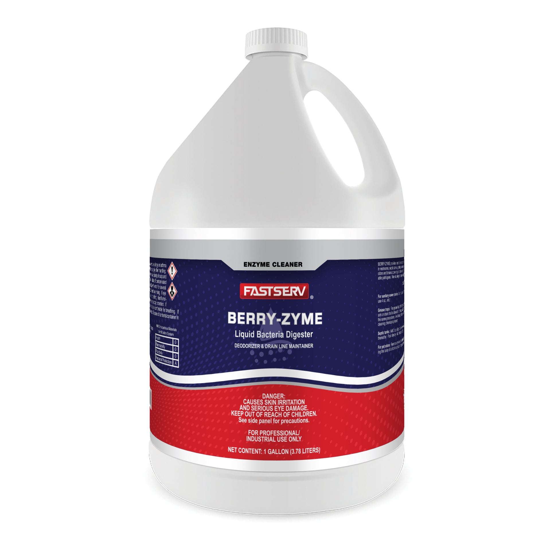 FastServ  Berry-Zyme Liquid Bacteria Deodorizer & Drain Maintainer - 1 Gallon