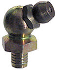 3/16 Inch Zinc Yellow Steel 65 Degree Standard Shank Heritage Hydraulic Grease Fitting