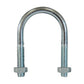 1/2-13 x 4 Inch x 5-1/2 Inch 304 Stainless Steel U-Bolt With 2 Nuts