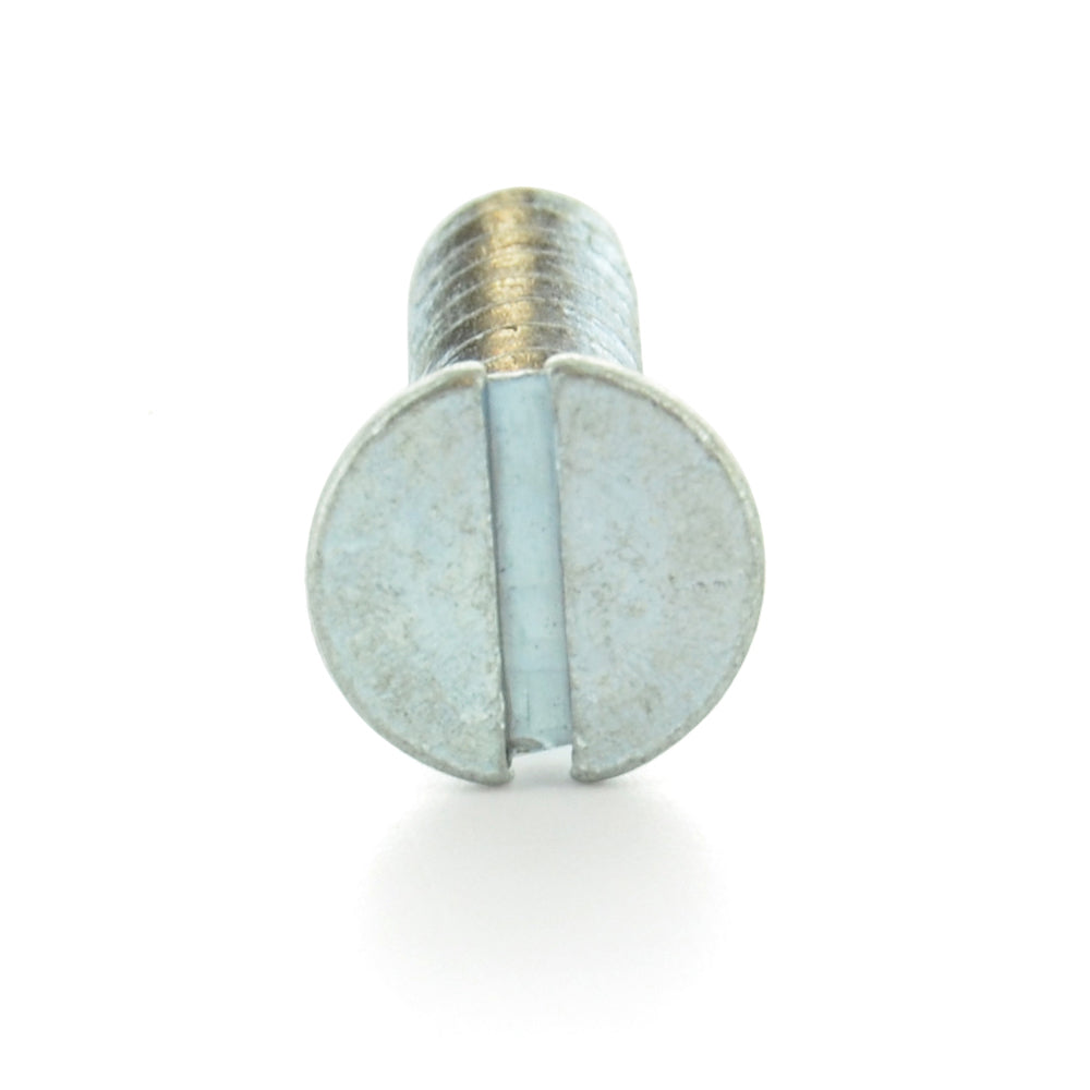 #12 x 1/2 Inch Zinc Plated Alloy Steel Flat - Countersunk Head Type Ab Self-Tapping Sheet Metal Screw - Clearance