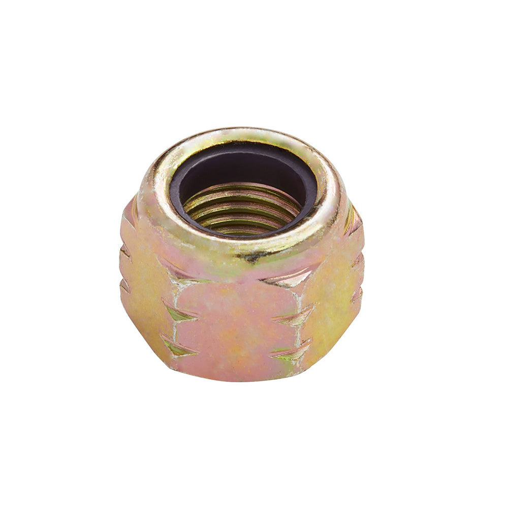 1-1/8-7 Coarse Yellow Zinc Grade 8 (Ne) Nylon Insert Lock Nut